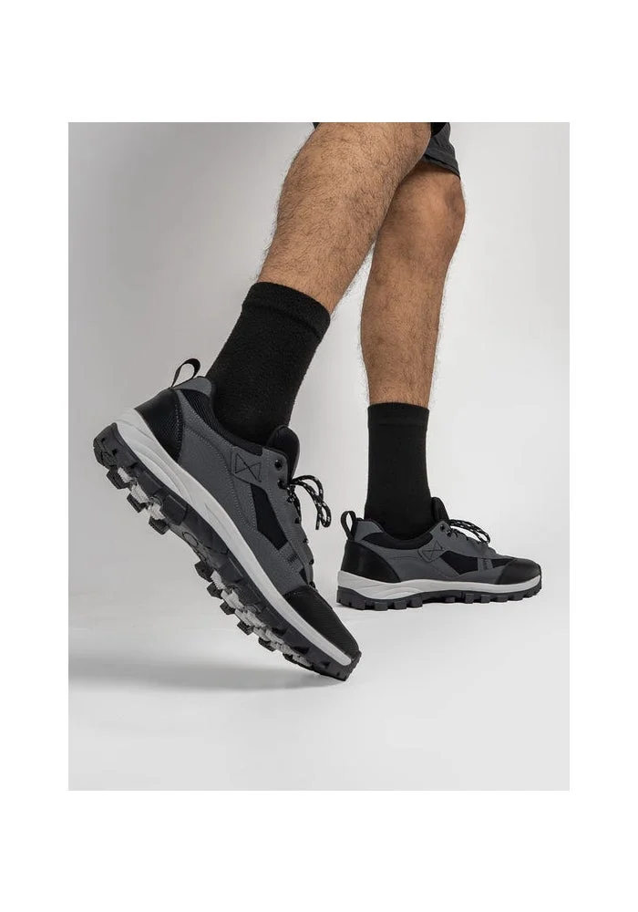 Bacca Bucci Grey FOREST Low-Top Hiking Boots for Men | Best Price UAE